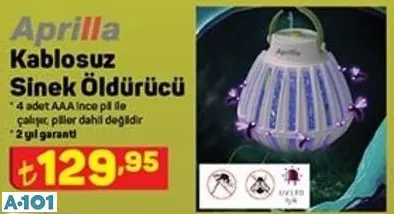 APRİLLA KABLOSUZ SİNEK ÖLDÜRÜCÜ